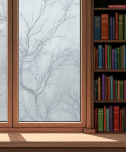 bookshelf-sfw-indoors-book-no-humans-window-original-1girls-snow-shelf-solo