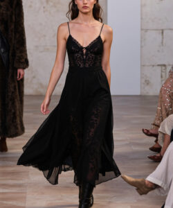 Black Lace Dress Slip Dress Sheer Skirt Romantic Elegant Evening Wear Timeless