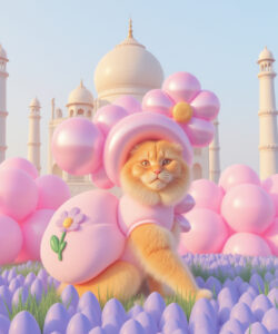 Anthro Mammal Flower Sfw Feline
